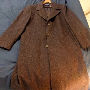 Pendleton Brown Wool overcoat 44R